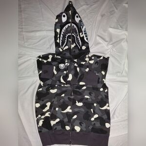 BAPE City Camo Shark WGM Full-Zip Hoodie (FW18)